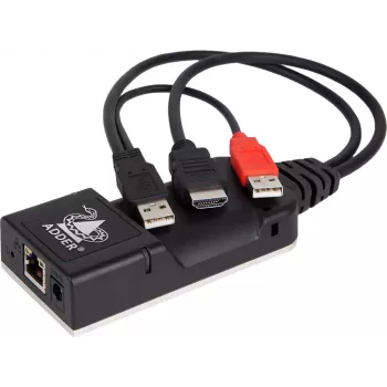 ADDER ALIF101T-HDMI trasmettitore KVM over IP - HDMI, USB, audio, Cat5e/Cat6/Cat7, 2560x1600@60Hz, alluminio nero