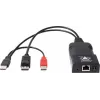 ADDER ALIF101T-HDMI trasmettitore KVM over IP - HDMI, USB, audio, Cat5e/Cat6/Cat7, 2560x1600@60Hz, alluminio nero