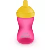 Philips Avent My Grippy bicchiere per imparare a bere con beccuccio rigido 300 ml, 18M+, rosa