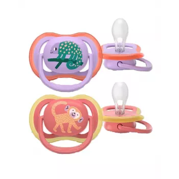 Philips AVENT Ultra Air Deco ciuccio, 18M+, femmina, confezione da 2
