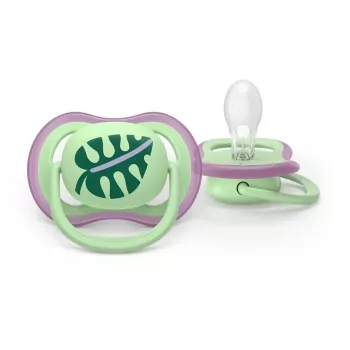 Philips Avent Ultra Air ciuccio 6-18 mesi, confezione da 2, femmina