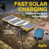 Aqiila Powerbird BS10 powerbank solare 10000 mAh nero e arancione