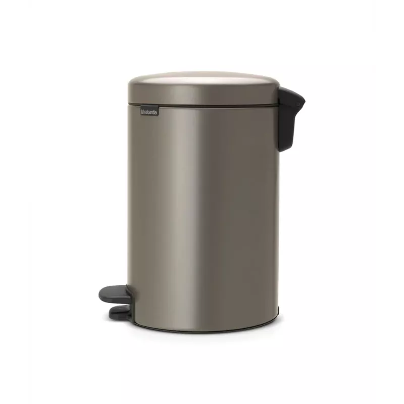 Brabantia NewIcon pattumiera a pedale 12L, Platinum
