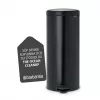 Brabantia NewIcon pattumiera a pedale 30L nero opaco