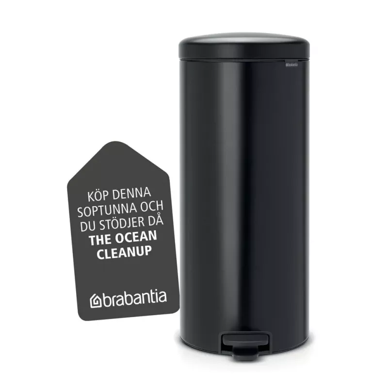 Brabantia NewIcon pattumiera a pedale 30L nero opaco