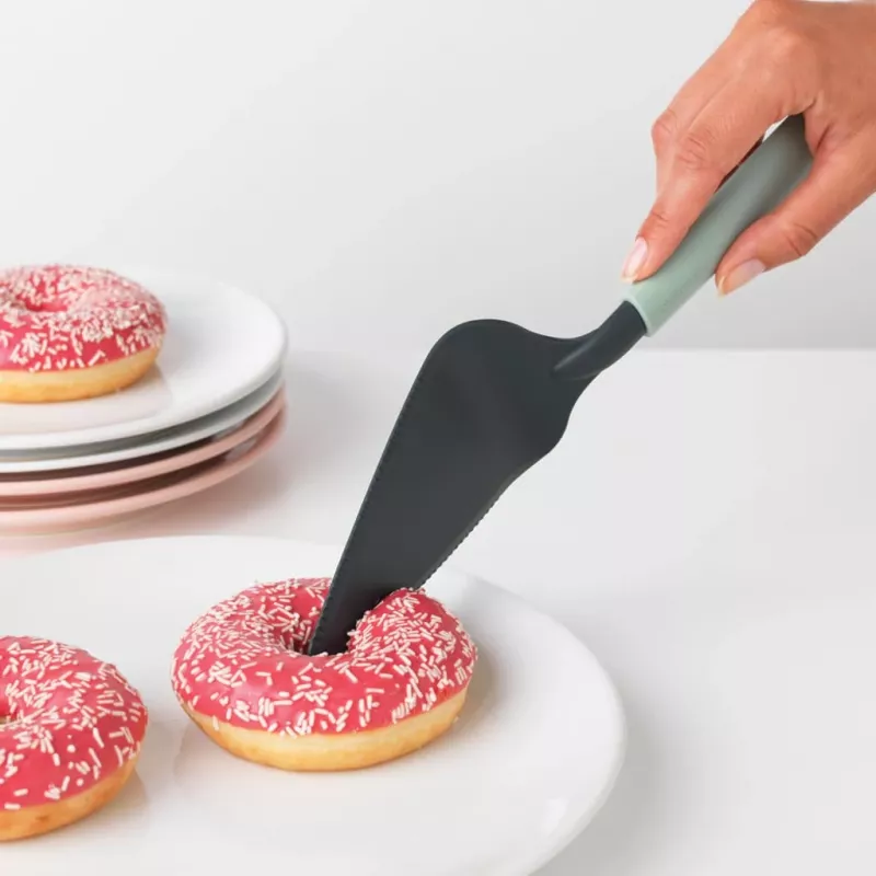 Brabantia Profile Line paletta per torte con taglio ondulato, acciaio opaco
