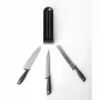 Brabantia Tasty+ set portacoltelli per il cassetto, grigio scuro, 3 coltelli