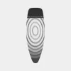 Brabantia copertura per asse da stiro Titan Oval, 135 x 45 cm, taglia D, imbottitura 8 mm, superficie in cotone con schiuma, grigio metallizzato