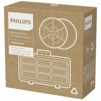 Philips set di filtri di ricambio per aspirapolvere senza sacco Serie 1000