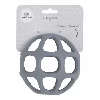 Baby's Only palla da mordere in silicone, 0+, grigio