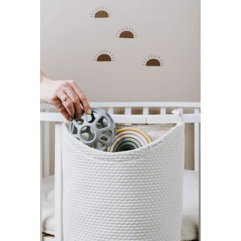 Baby's Only palla da mordere in silicone, 0+, grigio