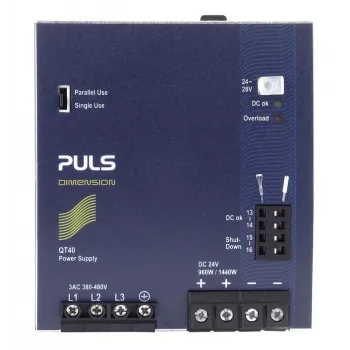 PULS DIMENSION QT40.241 alimentatore per guida DIN 24V DC 40A 960W 3 fasi