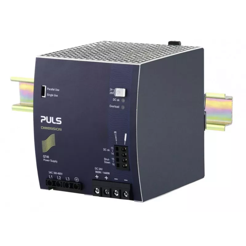 PULS DIMENSION QT40.241 alimentatore per guida DIN 24V DC 40A 960W 3 fasi