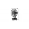 PHILIPS Serie 1000 ventilatore da tavolo 25 cm nero
