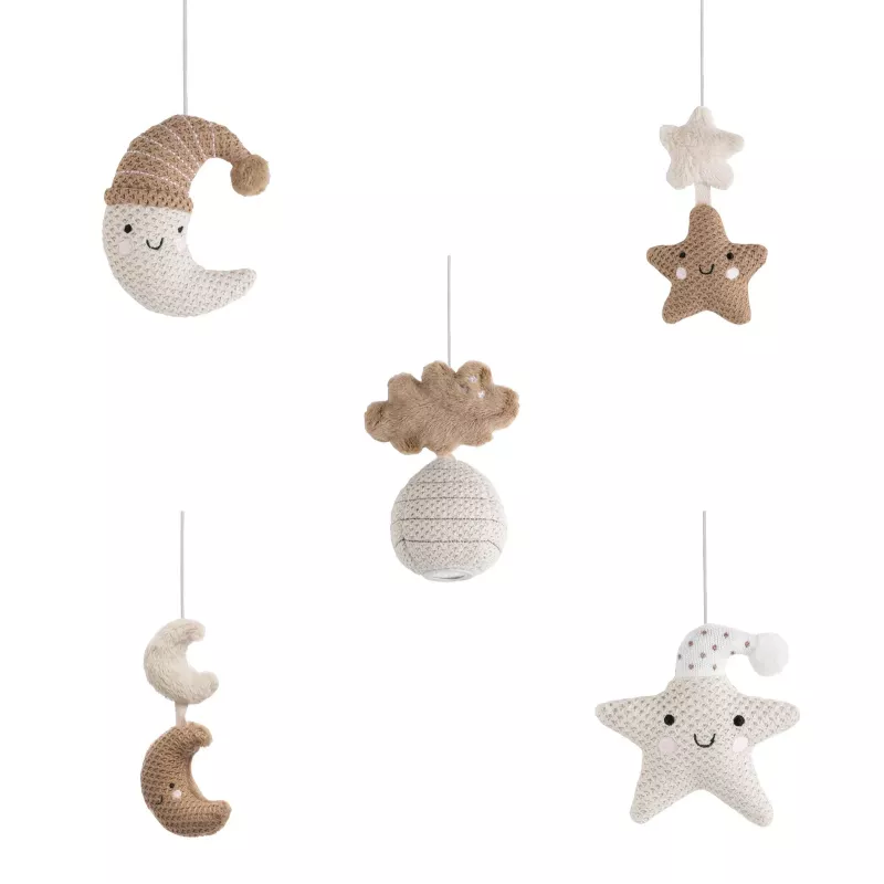 Baby's Only giostrina musicale 0+ Heaven Clay / Warm Linen