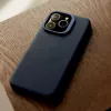 Decoded protezione posteriore in pelle per iPhone 16 Pro Max, compatibile MagSafe, navy