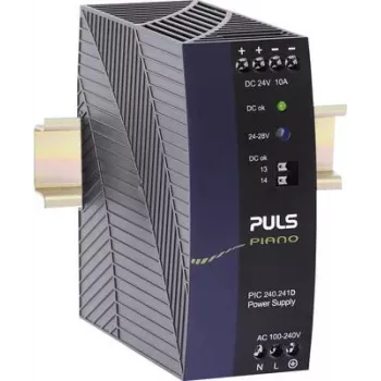 PULS Piano alimentatore per guida DIN 24V 10A 240W PIC240.241D
