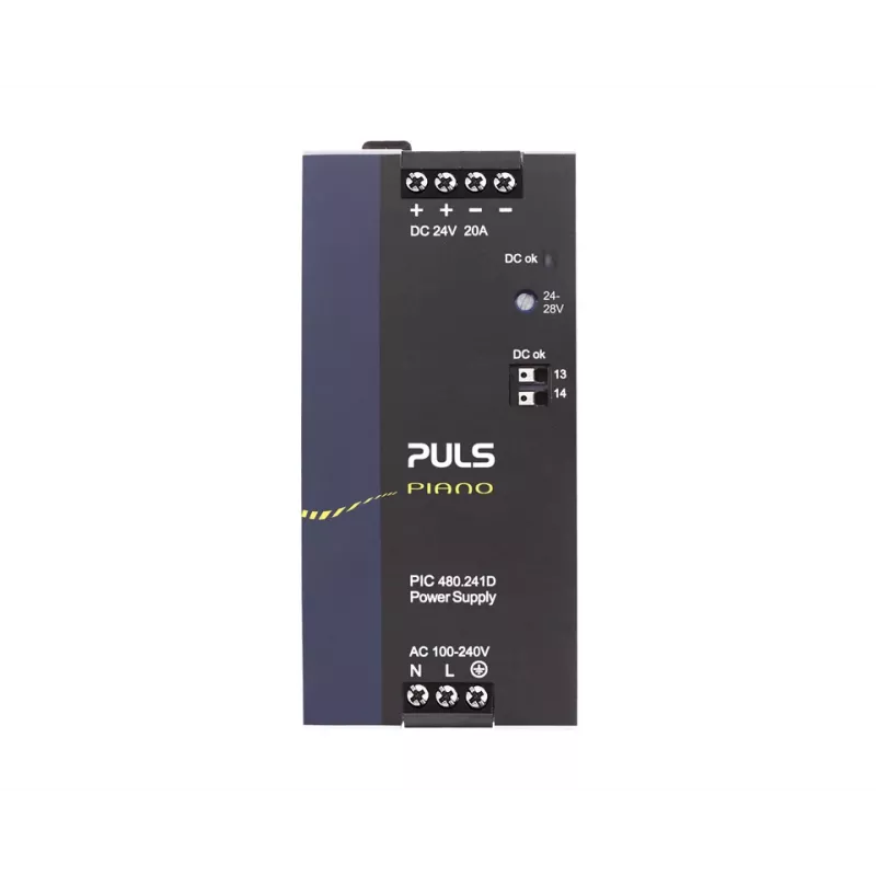 PULS PIC480.241D alimentatore per guida DIN 24V DC 20A 480W