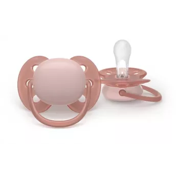 Philips Avent Ultra Soft ciuccio 6-18 mesi, neutro, confezione da 2
