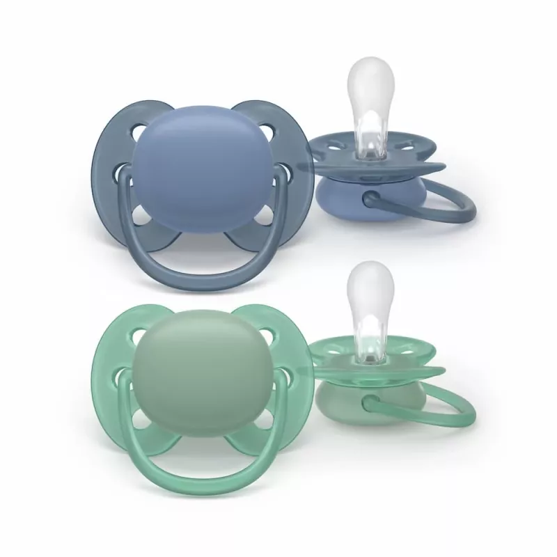 Philips Avent Ultra Soft ciuccio 6-18 mesi, confezione da 2, bambino