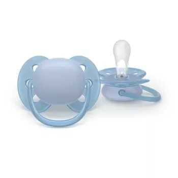 Philips Avent Ultra Soft ciuccio 0-6 mesi, neutro, confezione da 2