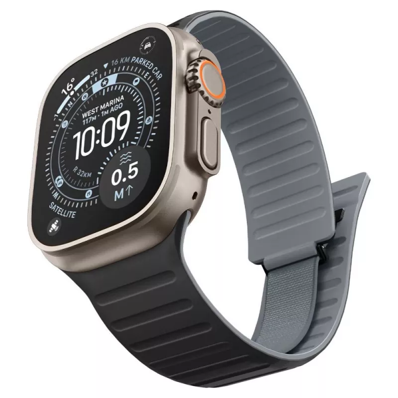 Spigen Athlex Air M cinturino per Apple Watch 44/45/46/49mm - nero/grigio