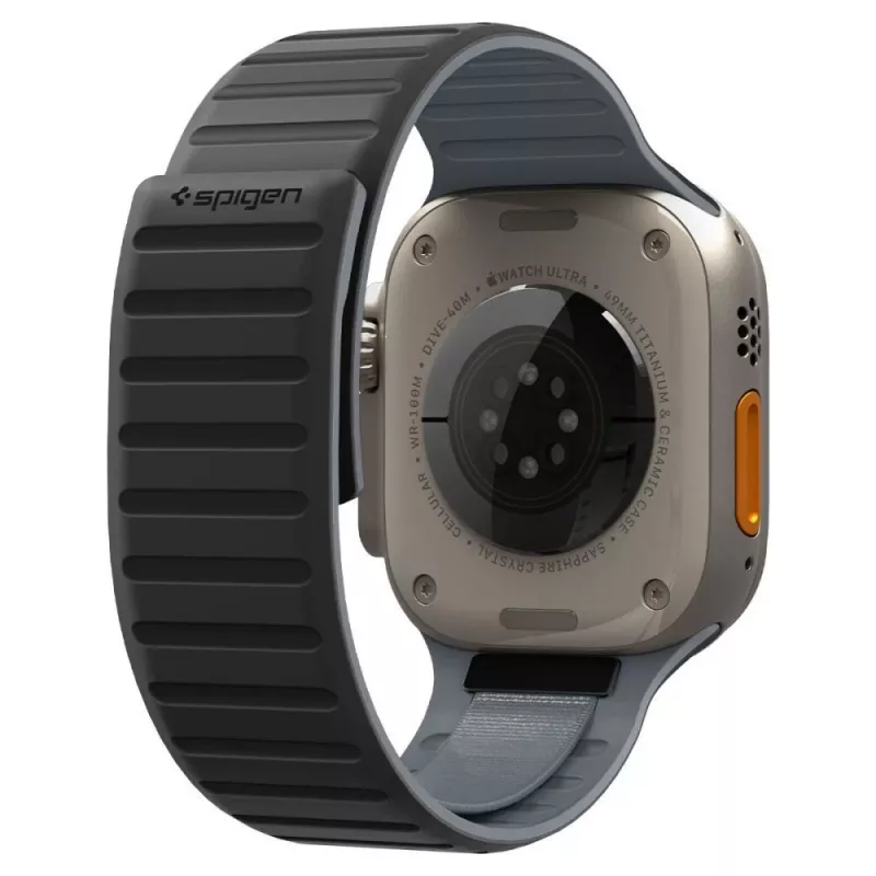 Spigen Athlex Air M cinturino per Apple Watch 44/45/46/49mm - nero/grigio