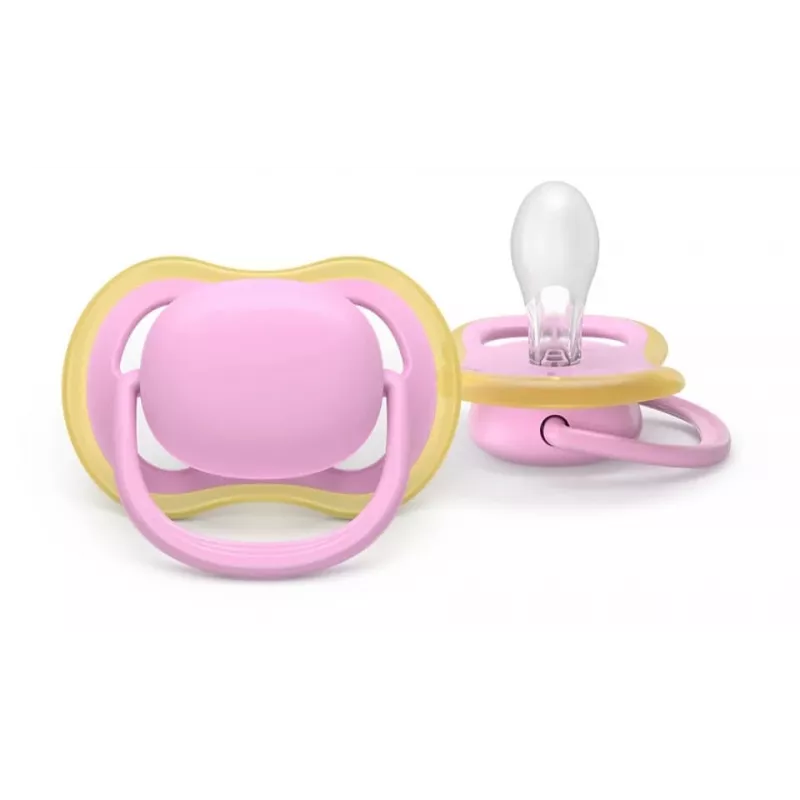 Philips Avent Ultra Air ciuccio 6-18 mesi, confezione da 2, design animale