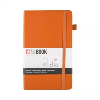SAKURA 94146603 quaderno A5 a righe color ambra copertina rigida 160 pagine