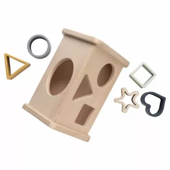 Baby's Only casa in legno con forme giocattolo, Earth, 10+ mesi