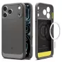 Spigen Rugged Armor Mag custodia MagSafe per iPhone 18 Pro Max / 17 Pro Max grigio