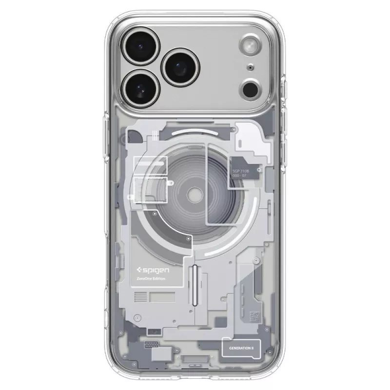 Spigen Ultra Hybrid MagSafe iPhone 17 Pro Max / 18 Pro Max Zero One bianco