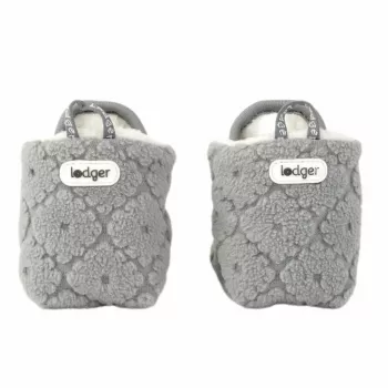 Lodger Slipper Folklore Fleece pantofole per neonato, Drizzle, 12-18 mesi