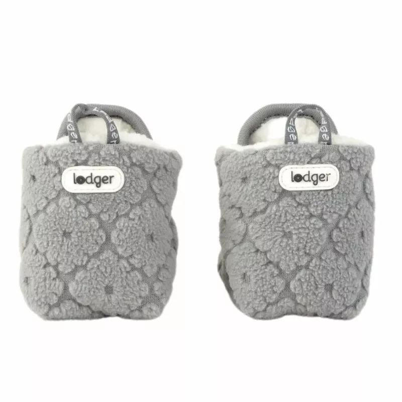Lodger Slipper Folklore Fleece pantofole per neonato, Drizzle, 12-18 mesi