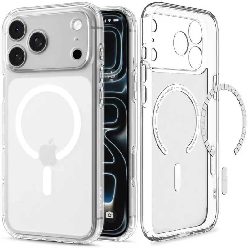 Spigen Ultra Hybrid Mag MagSafe custodia per iPhone 18 Pro / 17 Pro - Frost White