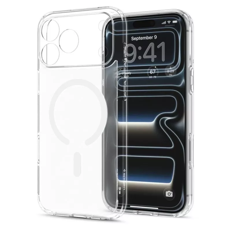 Spigen Ultra Hybrid Mag MagSafe custodia per iPhone 18 Pro / 17 Pro - Frost White