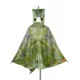 Souza! Costume mantello dinosaurio T-Rex con cappuccio e maschera, verde, 4-7 anni
