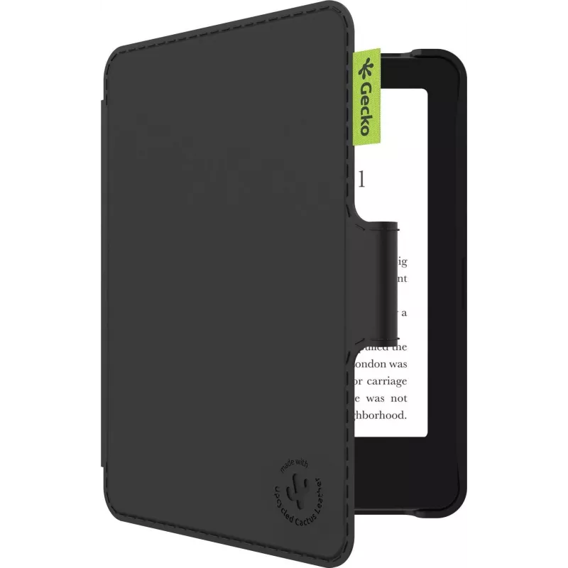 Custodia protettiva per eReader Gecko Covers Cactus per Kobo Clara Colour/BW e Tolino Shine/Shine Color - nero V4CL2616C1