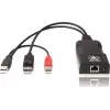 Trasmettitore extender KVM ADDER ALIF101T-DP DisplayPort su Cat5e/6/7 - 2560x1600, USB 2.0, audio, alluminio nero