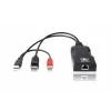 Trasmettitore extender KVM ADDER ALIF101T-DP DisplayPort su Cat5e/6/7 - 2560x1600, USB 2.0, audio, alluminio nero