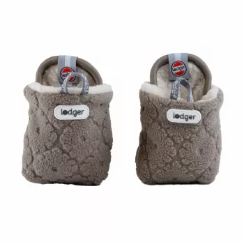 Stivaletti neonato Lodger Buffalo in pile con suola antiscivolo, marrone, 6-12 mesi