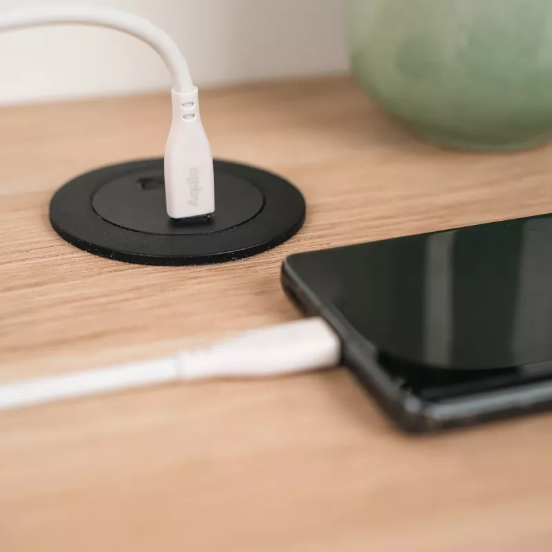 Cavo di ricarica e sincronizzazione AQIILA Cablebird CS12 USB-C a USB-C 2m 60W nero AQCBPBIC2SI829