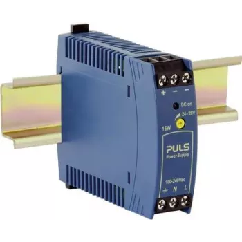 Alimentatore PULS MiniLine ML15.241 per guida DIN 24V DC 0,63A 15W