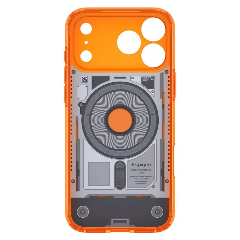 Custodia Spigen Ultra Hybrid Mag C1 per iPhone 17 Pro Max / 18 Pro Max - Mandarine