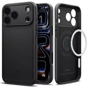 Custodia Spigen Thin Fit MagSafe per iPhone 17 Pro Max / 18 Pro Max - nero