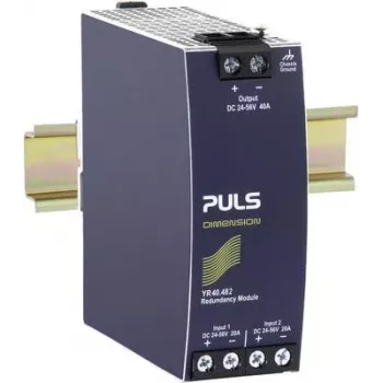 Modulo di ridondanza PULS YR40.482 per guida DIN, 24-48 VDC, 40 A, 2 ingressi, 1 uscita