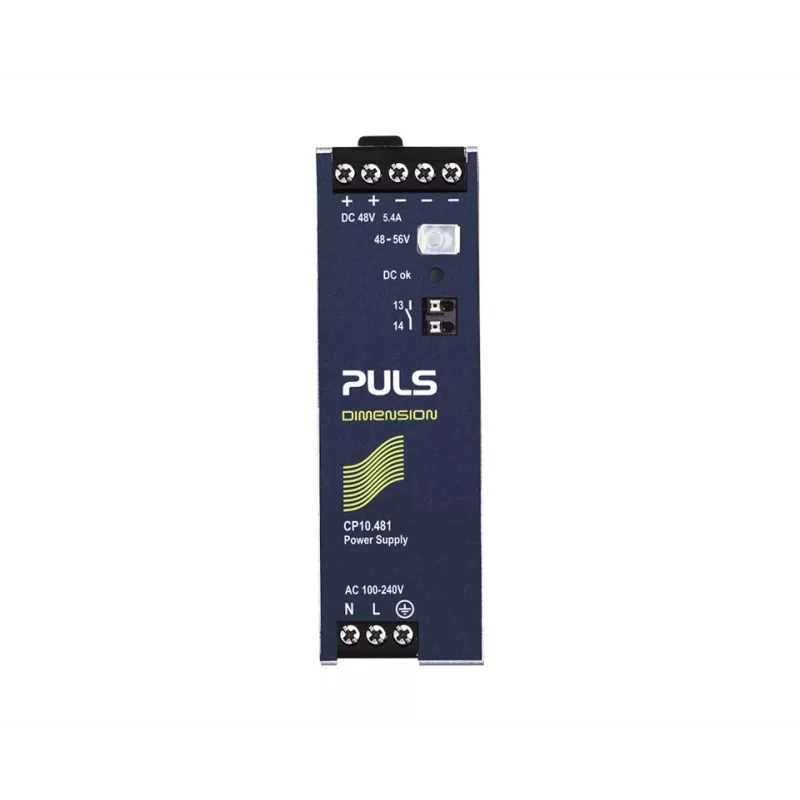 Alimentatore PULS CP10.481 per guida DIN 48V DC 5,4A 259W 1 uscita