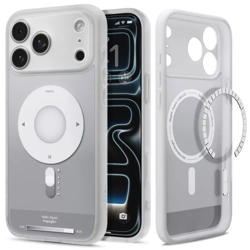 Spigen Ultra Hybrid custodia MagSafe per iPhone 17 Pro Max / 18 Pro Max – Classic Silver