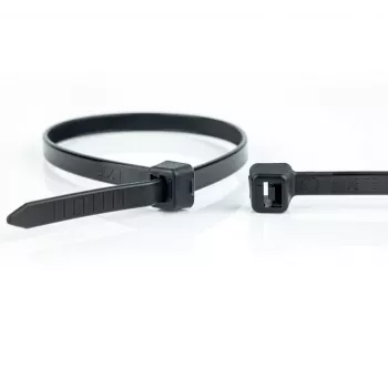 WKK 110256071 fascette per cavi 430 mm x 4,8 mm nere stabilizzate UV 100 pezzi