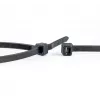 WKK 110256071 fascette per cavi 430 mm x 4,8 mm nere stabilizzate UV 100 pezzi
